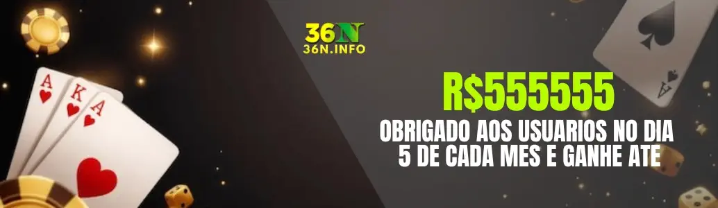 36N Caça Níqueis banner